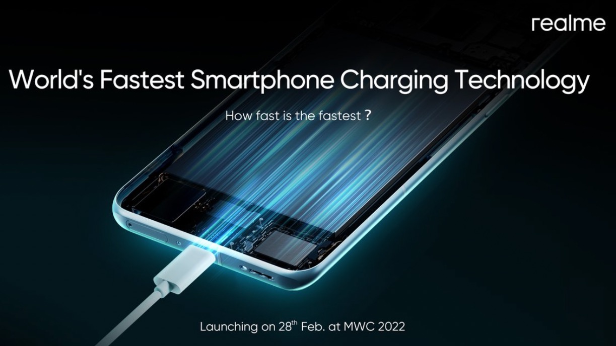 Realme will introduce the world`s fastest super charging technology Realme will introduce the world`s fastest super charging technology