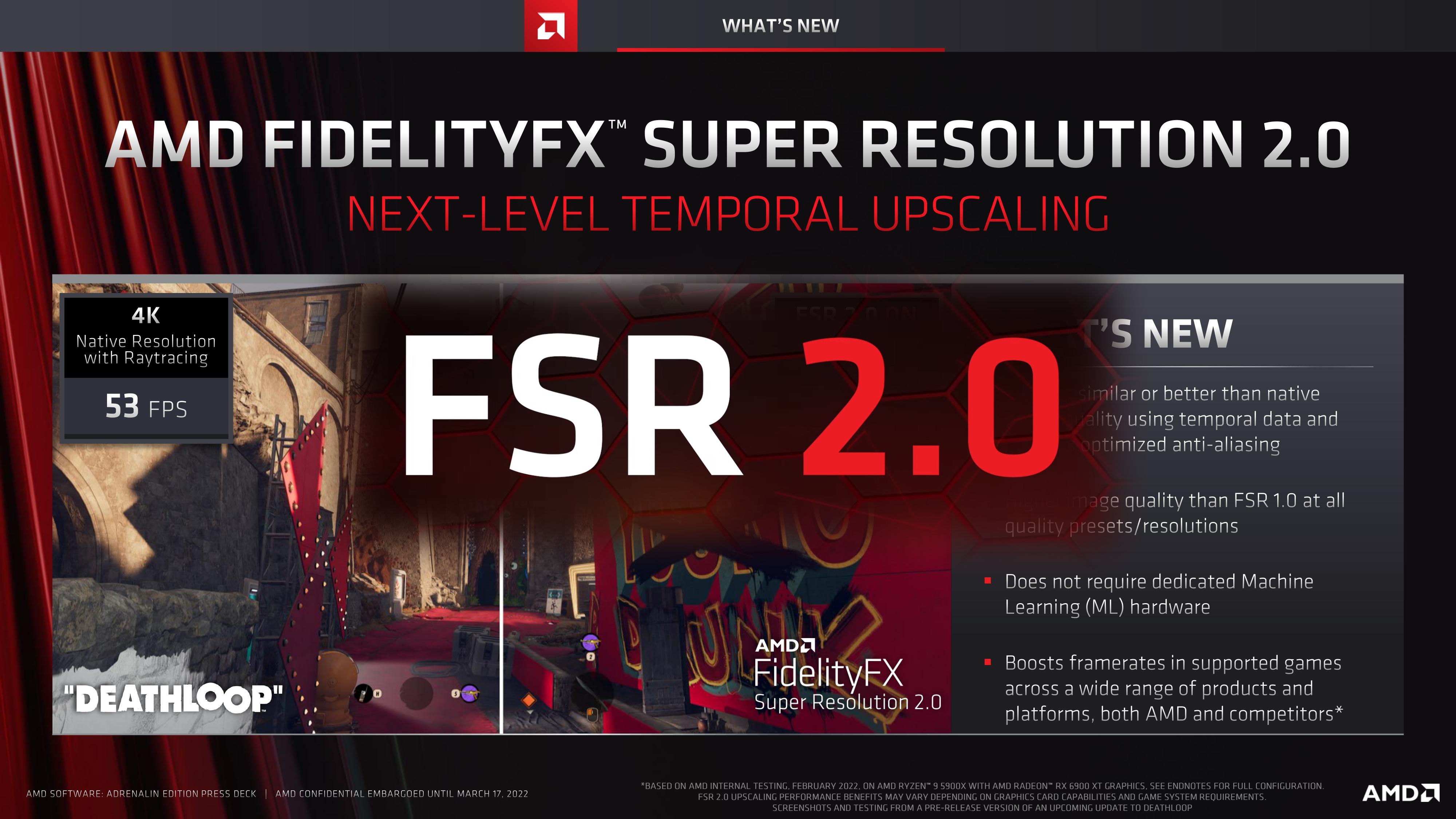 AMD представила технологию FSR 2.0: в играх увеличатся графика и производительность